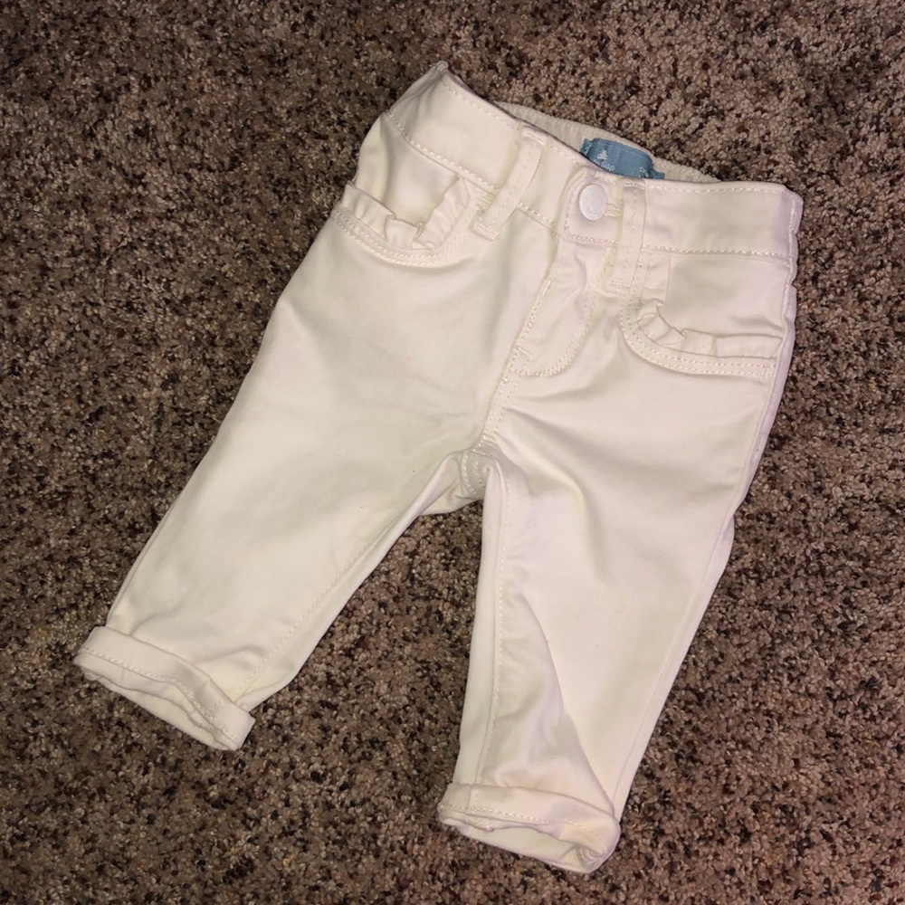 Baby Gap white/ivory skinny fit jeans